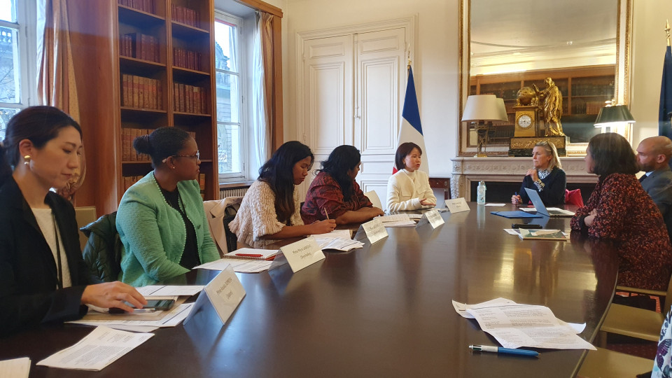 Meeting with Delphine O