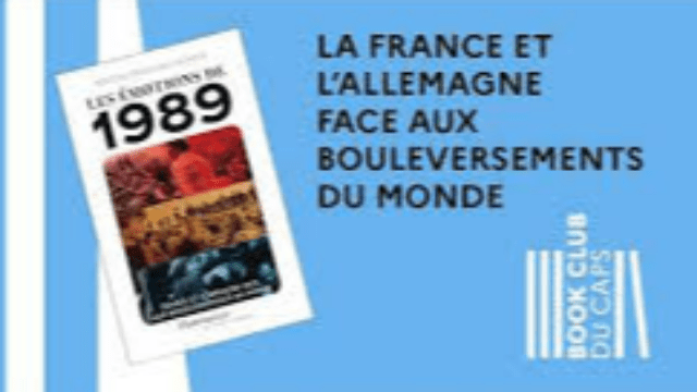 Book club du CAPS - Hélène Miard Delacroix - "Les émotions de 1989"